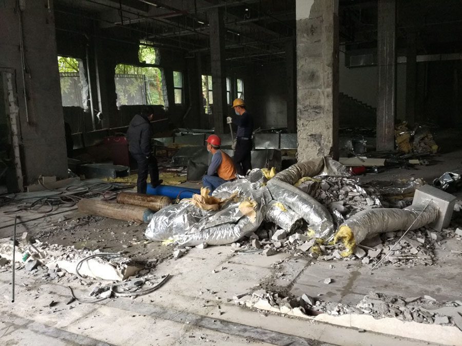 拆除內部結構_安心辦公室裝修