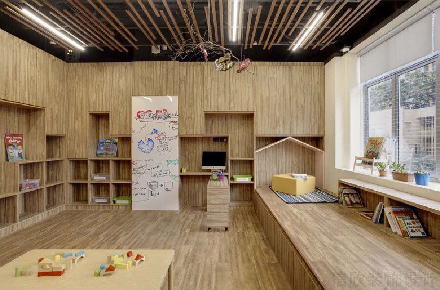 深圳學思早教中心裝修設計_信欣幼兒園學校裝修設計