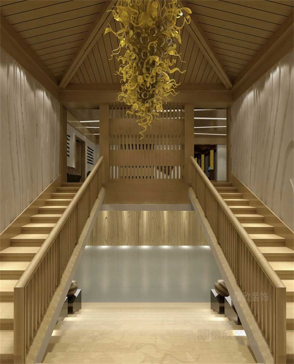 木業產品展廳樓梯裝修設計 木業產品展廳樓梯裝修設計